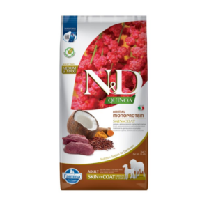 N&D קינואה פרווה צבי כלב מדיום 7 קג